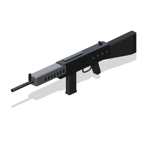 Battle rifle (FPS Weapon Set and Firing Range)