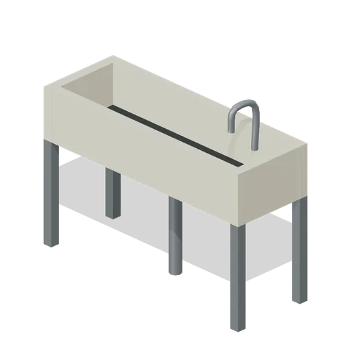 Restroom Sink Trough (Roadside Survival Stops)