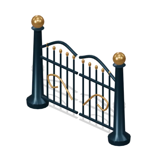 Scrollwork Garden Gate (Storybook Christmas Market)