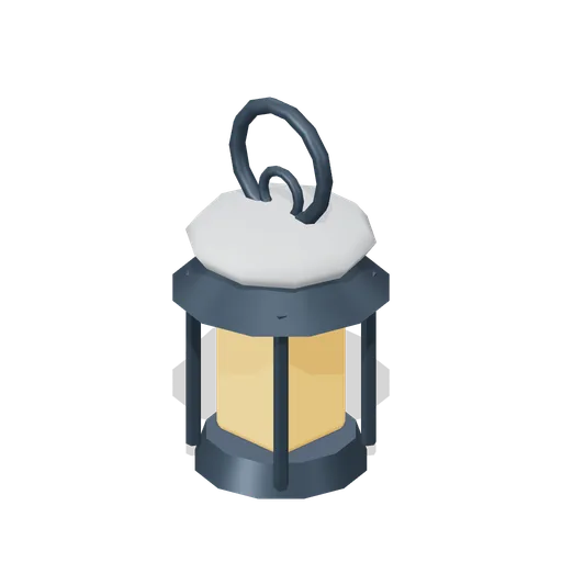 Snowy Carry Lantern (Alpine Snow Village)