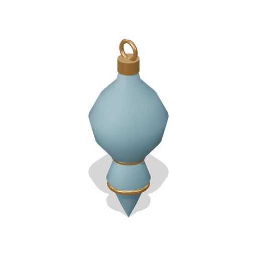 Turned Finial Ornament (Storybook Christmas Market)