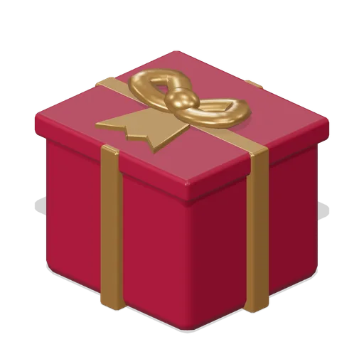 Ribbon-wrapped Gift (Storybook Christmas Market)