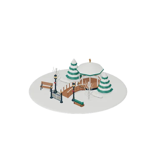 Winter Bandstand Garden (Storybook Christmas Market)