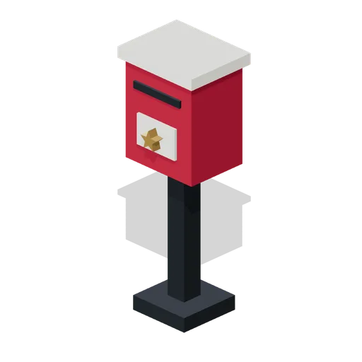 Letters to Santa mailbox (Christmas Village)