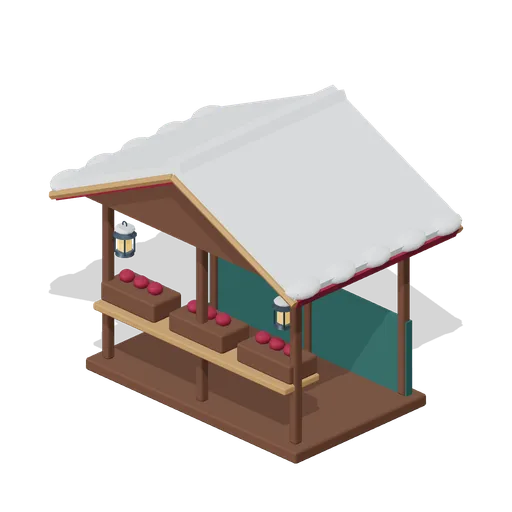 Covered Winter Market (Alpine Snow Village)
