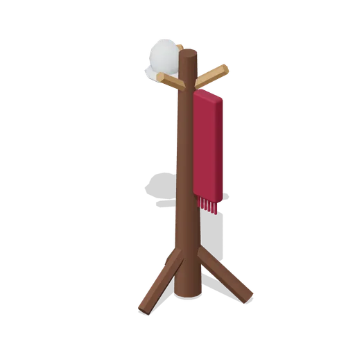 Scarf And Hat Stand (Alpine Snow Village)