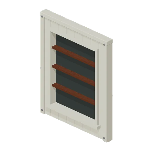 Room Recessed Shelf Wall (Lootable Apartment Interiors)