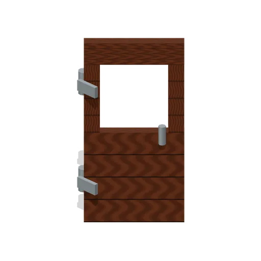 Glazed Cupboard Frame (Lootable Apartment Interiors)