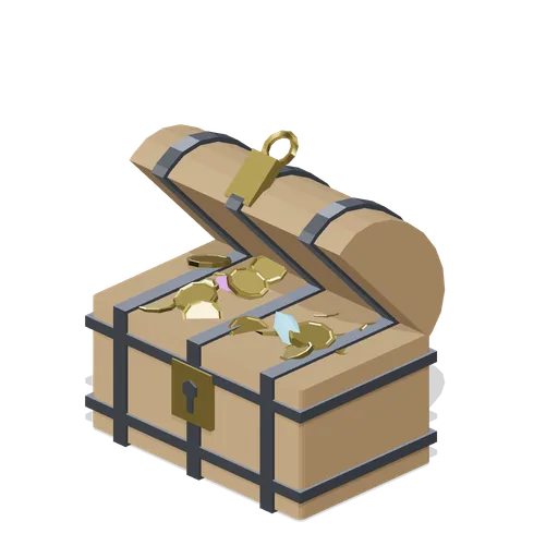 Treasure chest, open (Pickups and Collectibles)