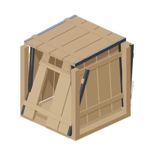 Supply crate, front sprung (Pickups and Collectibles)