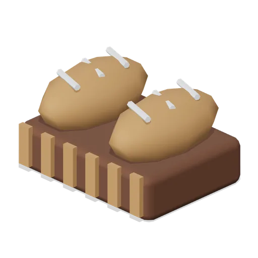 Fresh Bread Basket (Alpine Snow Village)