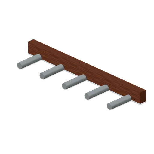 Wardrobe Hanger Rail (Lootable Apartment Interiors)