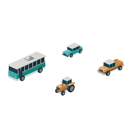 Land vehicle showcase (Air, Land and Sea Vehicles)