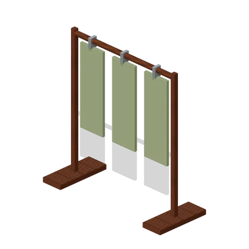 Raincloak Drying Rail (Flooded and Coastal Survival)