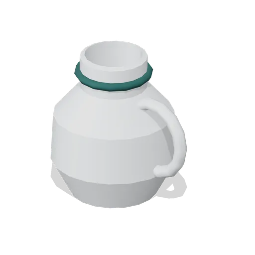 Glazed Alpine Jug (Alpine Snow Village)