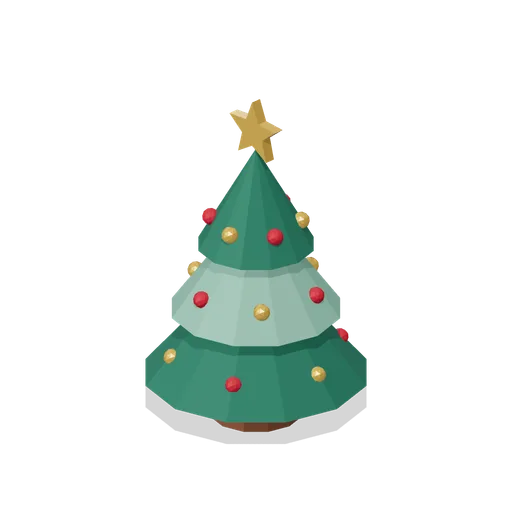 Decorated Christmas Tree (North Pole Village)
