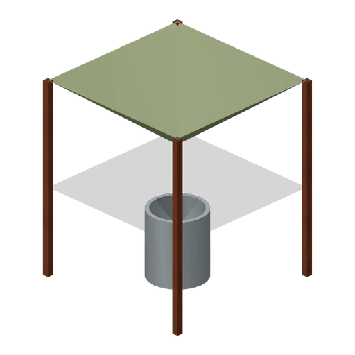 Tarp Rain Catcher (Water Collection and Purification)