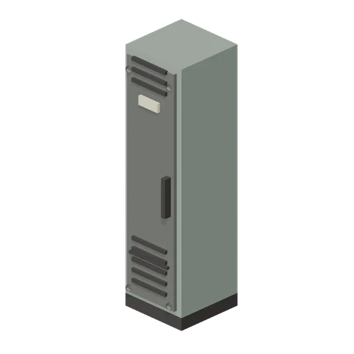 Signal House: Caretaker coat locker