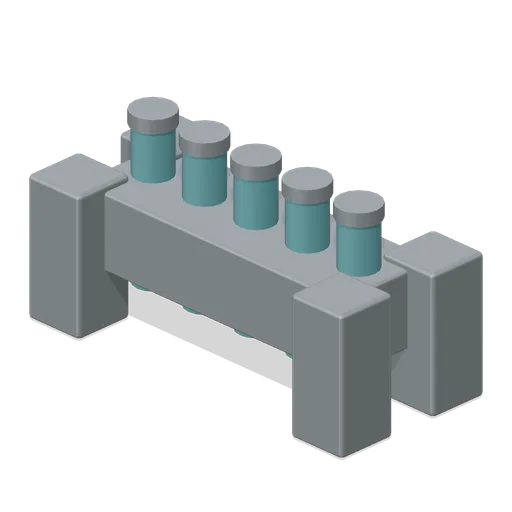 Sample Vial Rack (Water Collection and Purification)