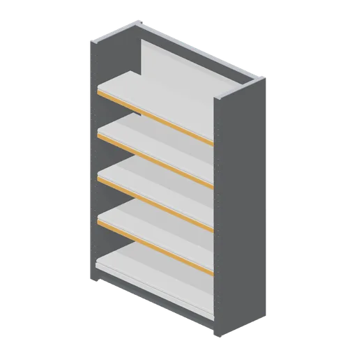 Shop shelving bay 2.0 m (Hardware Store and DIY Warehouse)