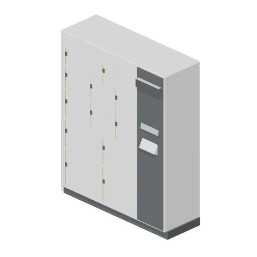 Click and collect locker bank (Hardware Store and DIY Warehouse)