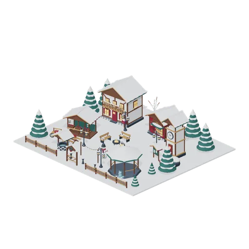 Alpine Village Square (Alpine Snow Village)