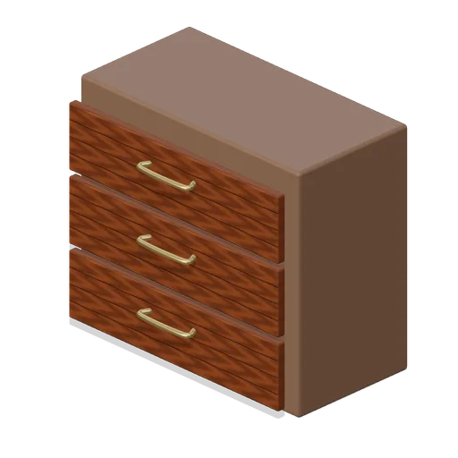 Three-drawer dresser (Paranormal Investigation House)