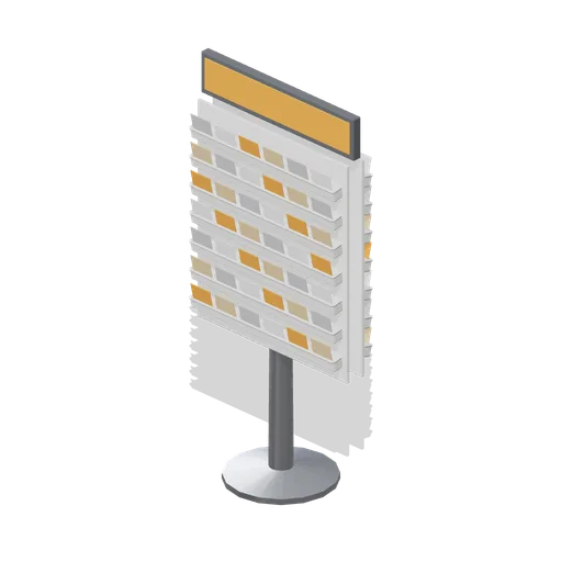 Paint colour chart stand (Hardware Store and DIY Warehouse)