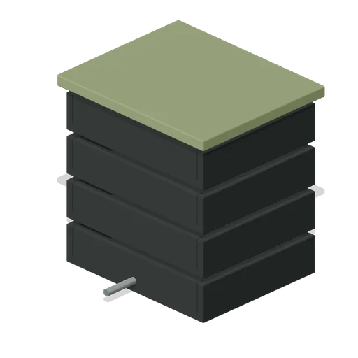 Wormery Tray Stack (Survival Greenhouse and Irrigation)