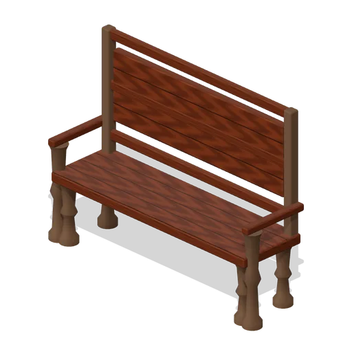 High Back Settle (Adventurers Tavern and Guild Hall)