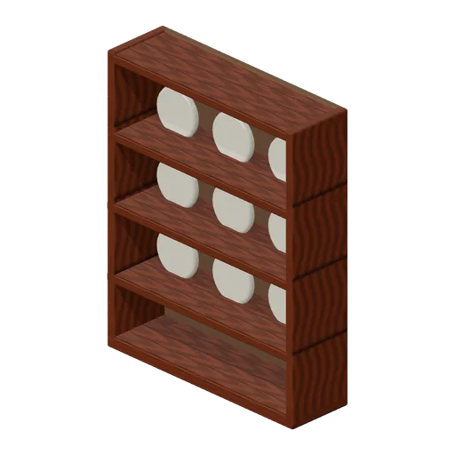 Dresser With Plates (Adventurers Tavern and Guild Hall)