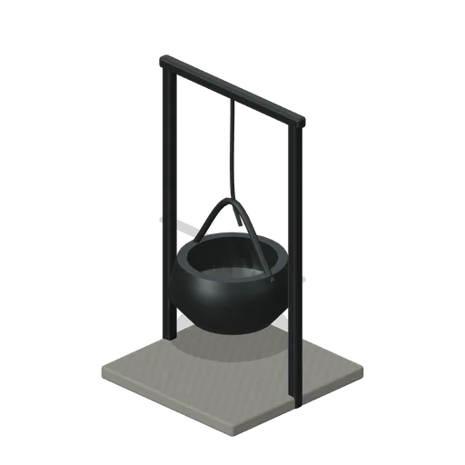 Cauldron On Hook (Adventurers Tavern and Guild Hall)