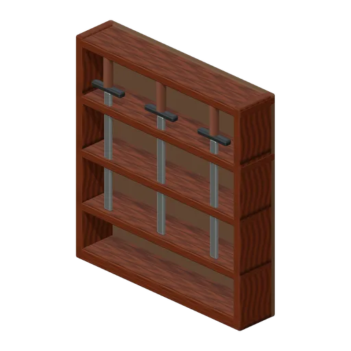 Mounted Weapon Rack (Adventurers Tavern and Guild Hall)