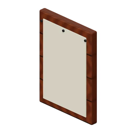 Wanted Poster Frame (Adventurers Tavern and Guild Hall)