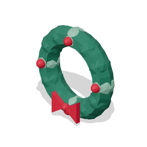 Holiday Wreath (North Pole Village)