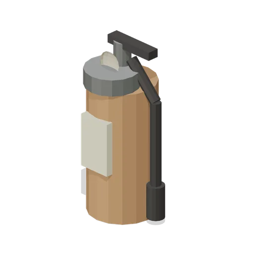 Signal House: Industrial fire extinguisher