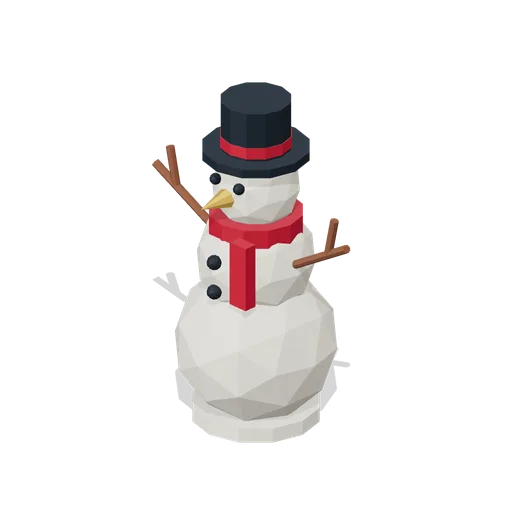 Top Hat Snowman (North Pole Village)
