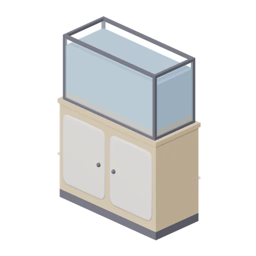 Aquarium With Stand (Companion Animals and Pet Home)