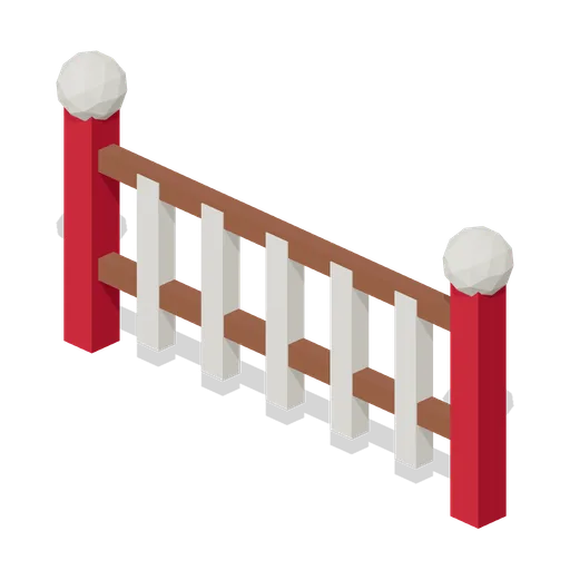 Snowy Fence (North Pole Village)