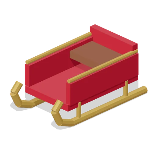 Santa Sleigh (North Pole Village)