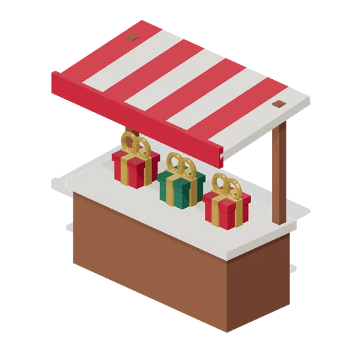 Gift Market Stall (North Pole Village)