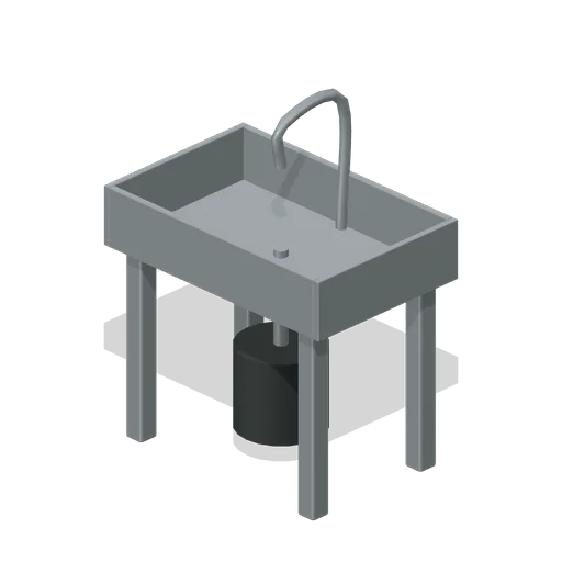 Parts Washing Basin (Salvage and Repair Workshop)