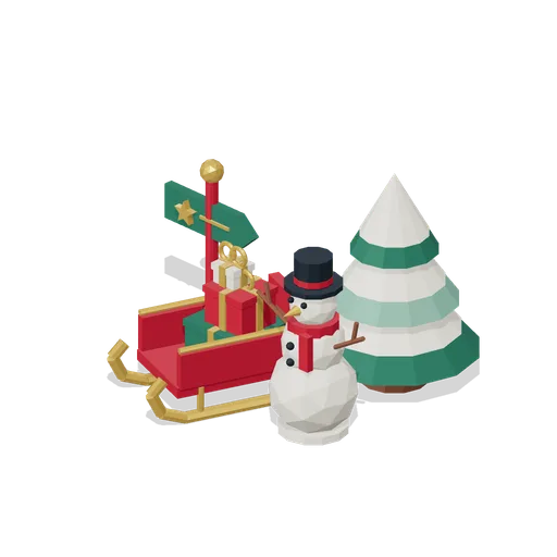 Sleigh Delivery Stop (North Pole Village)