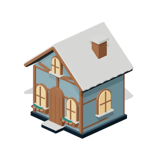 Snowbound Timber Chalet (Storybook Christmas Market)