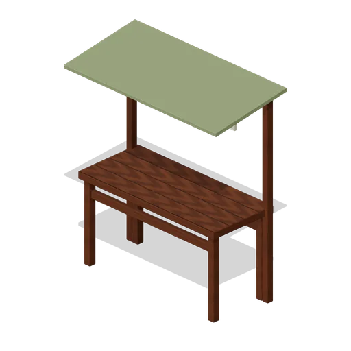 Folding Trader Stall (Trading Post and Barter Market)