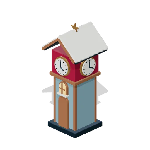 Christmas Clocktower (Storybook Christmas Market)
