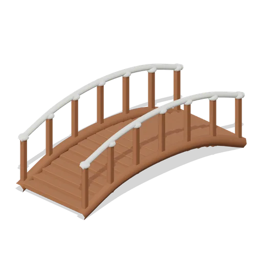 Snowy Footbridge (Storybook Christmas Market)