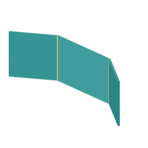 Three panel player screen (Tabletop Game Components)