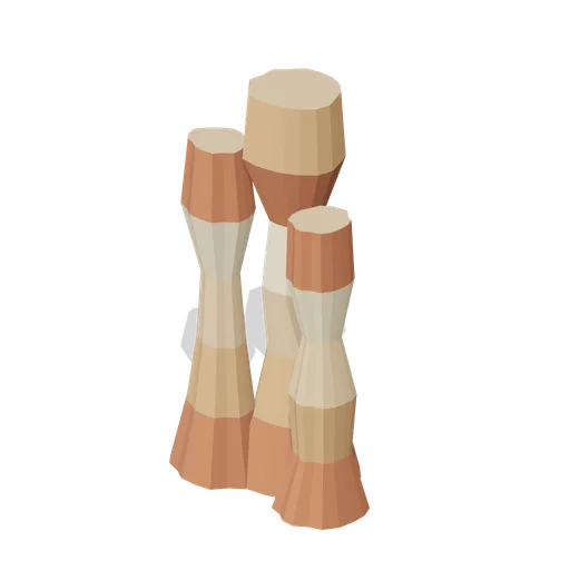 Hoodoo trio (Desert Canyons and Oases)