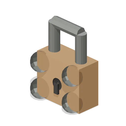Signal House: Heavy utility padlock